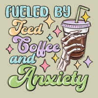 Fueled By Iced Coffee And Anxiety Heavy Core Tee | Teevron