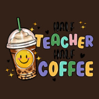 Half Teacher Half Coffee Heavy Core Tee | Teevron