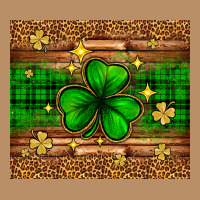 St. Patrick's Day Shamrock Leopard Vintage Hoodie | Teevron