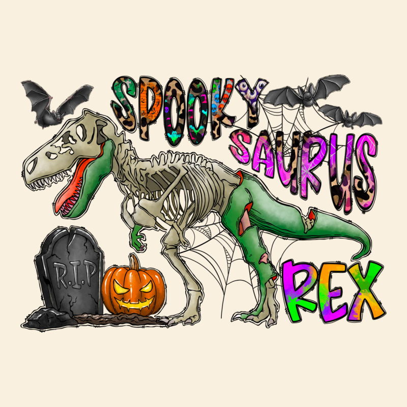 Spooky Saurus Rex Vintage Hoodie by CowhideDigitalArt | Teevron