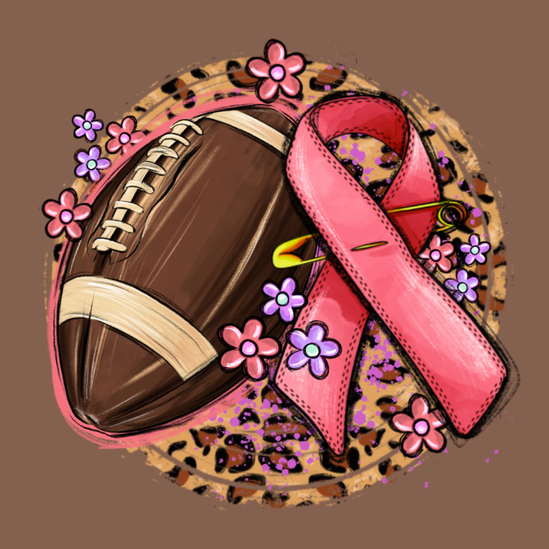 Breast Cancer Ribbon And American Football Zipper Hoodie by MaliasSmallBusiness | Teevron