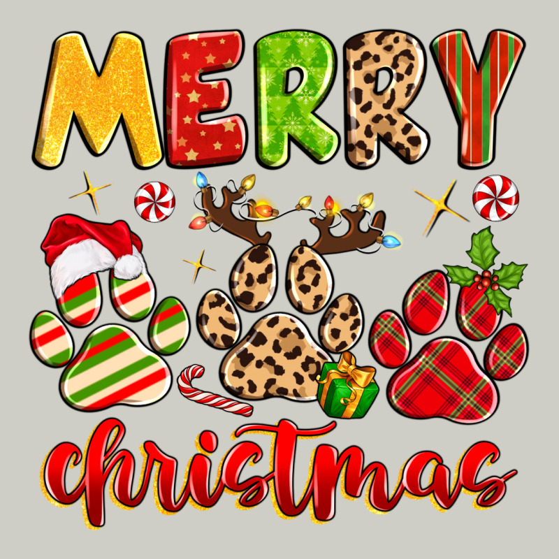 Merry Christmas Paws Heavyweight Hoodie by MaliasSmallBusiness | Teevron