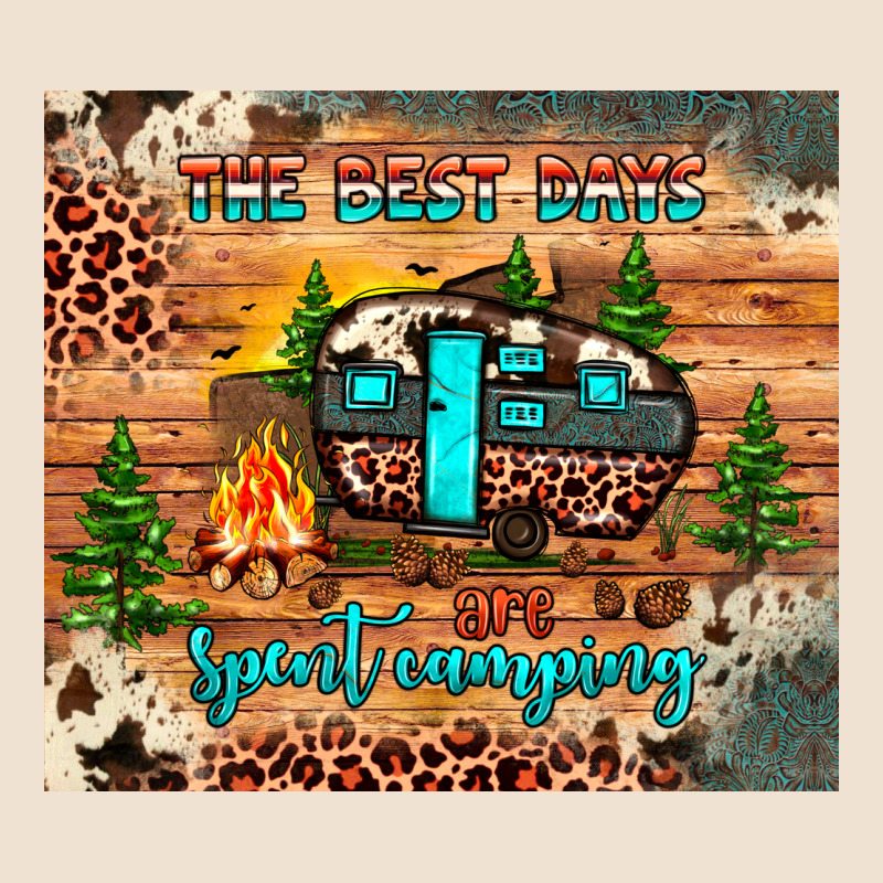 The Best Days Are Spent Camping Urban Heavy Tee by JahusDesignShop | Teevron