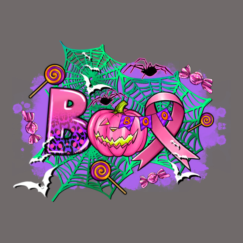 Halloween Boo With Cancer Ribbon Urban Heavy Tee by AdoDesignShop | Teevron