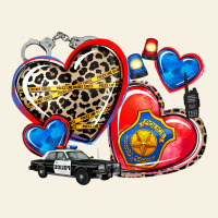 Western Leopard  Police   Hearts Vintage Tee | Teevron