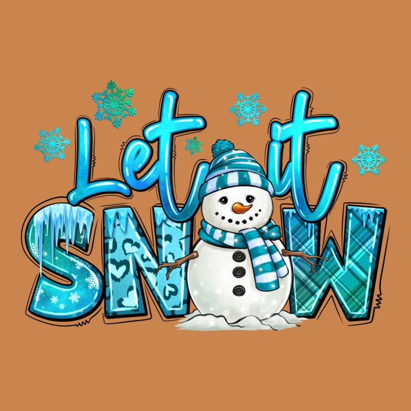Let It Snow Winter Snowman Heavyweight Hoodie by MaliasSmallBusiness | Teevron
