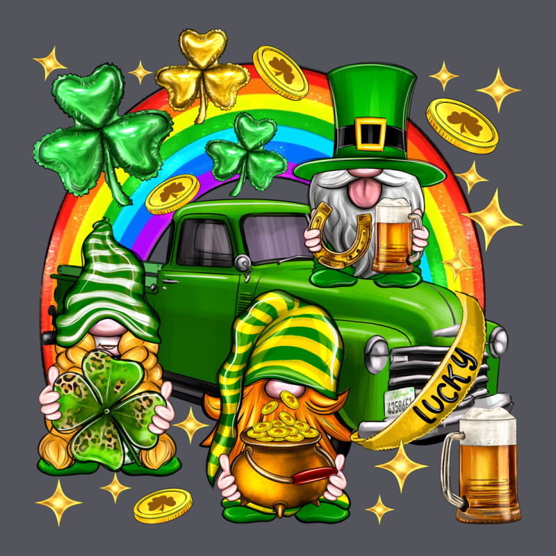 St. Patrick's Day Gnomies Truck Vintage Hoodie by Neo Western | Teevron