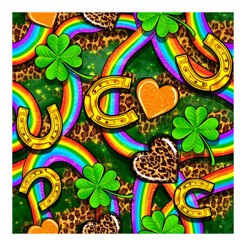 St. Patricks Rainbow Seamless Premium Sweatshirt by BundleAndBundleShop | Teevron