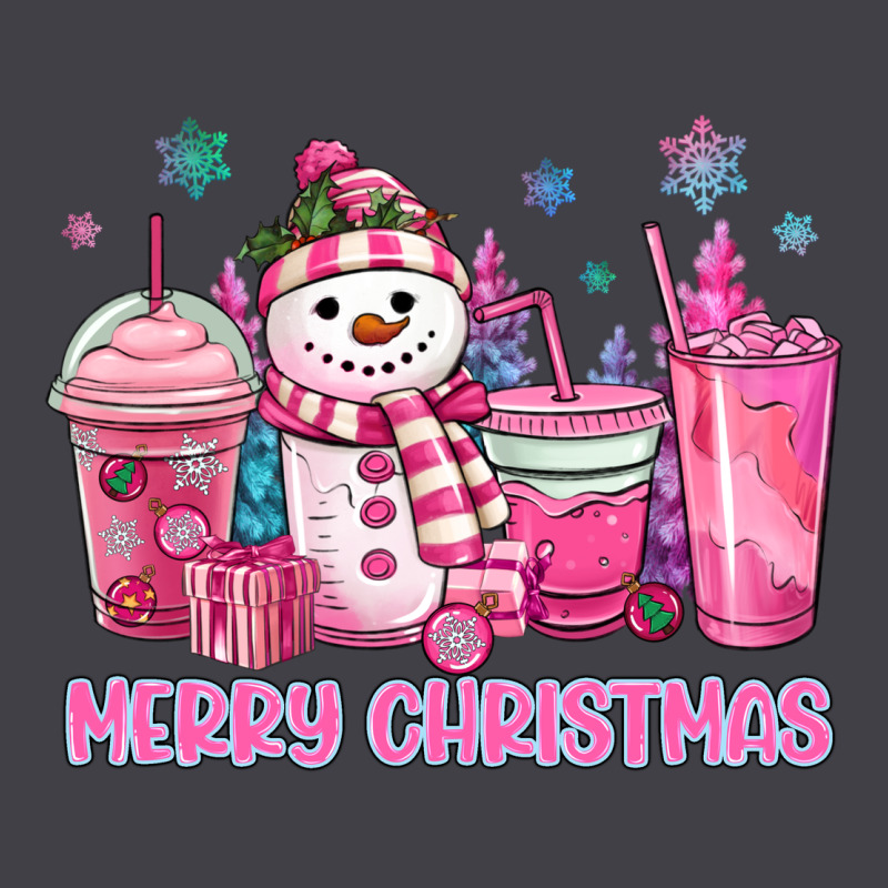 Merry Christmas Snowman Coffee Cups Heavyweight Hoodie by MaliasSmallBusiness | Teevron