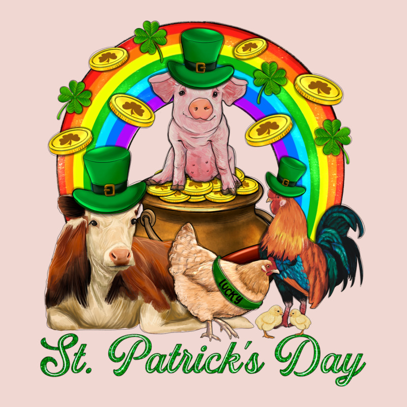 St. Patrick's Day Farm Animal Png Premium Sweatshirt by BundleAndBundleShop | Teevron