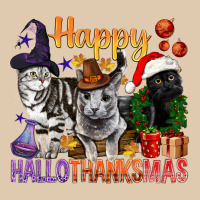Happy Hallothanksmas Cats Heavyweight Sweatshirt | Teevron