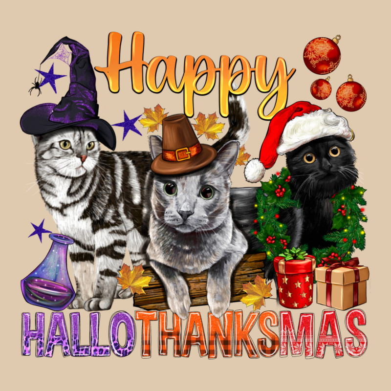 Happy Hallothanksmas Cats Heavyweight Sweatshirt by BundleAndBundleShop | Teevron