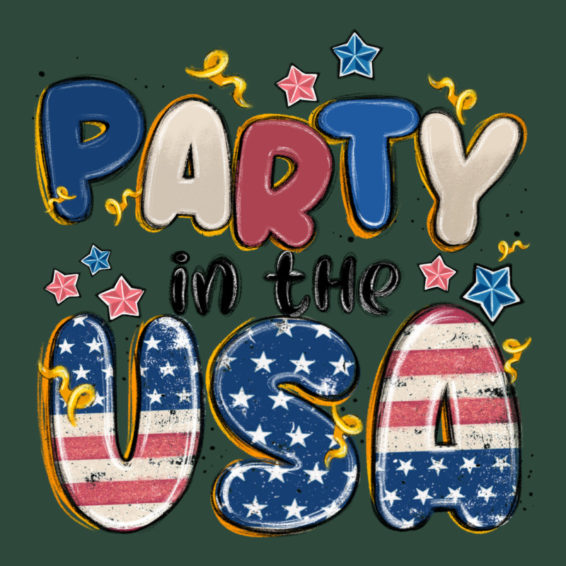 Party In The Usa Zipper Hoodie by MaliasSmallBusiness | Teevron