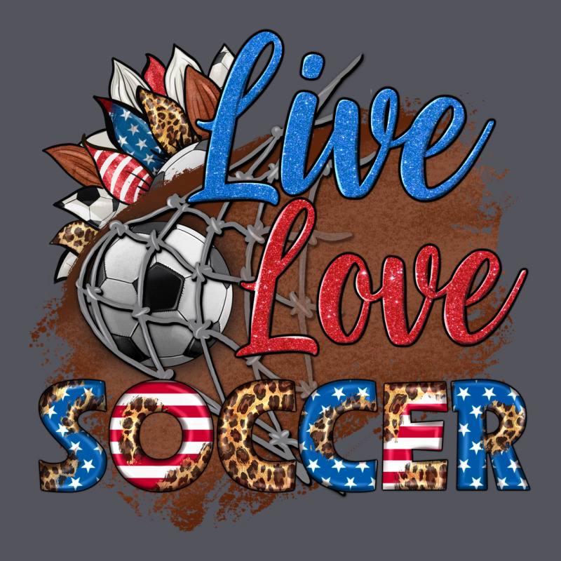 Live Love Soccer Vintage Hoodie by HRA Design Shop | Teevron