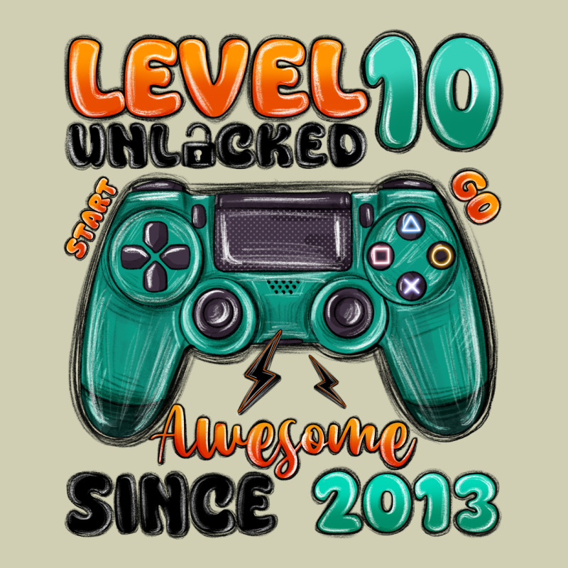 Level 10 Unlocked Awesome Since 2013 Heavy Core Tee by MaliasSmallBusiness | Teevron