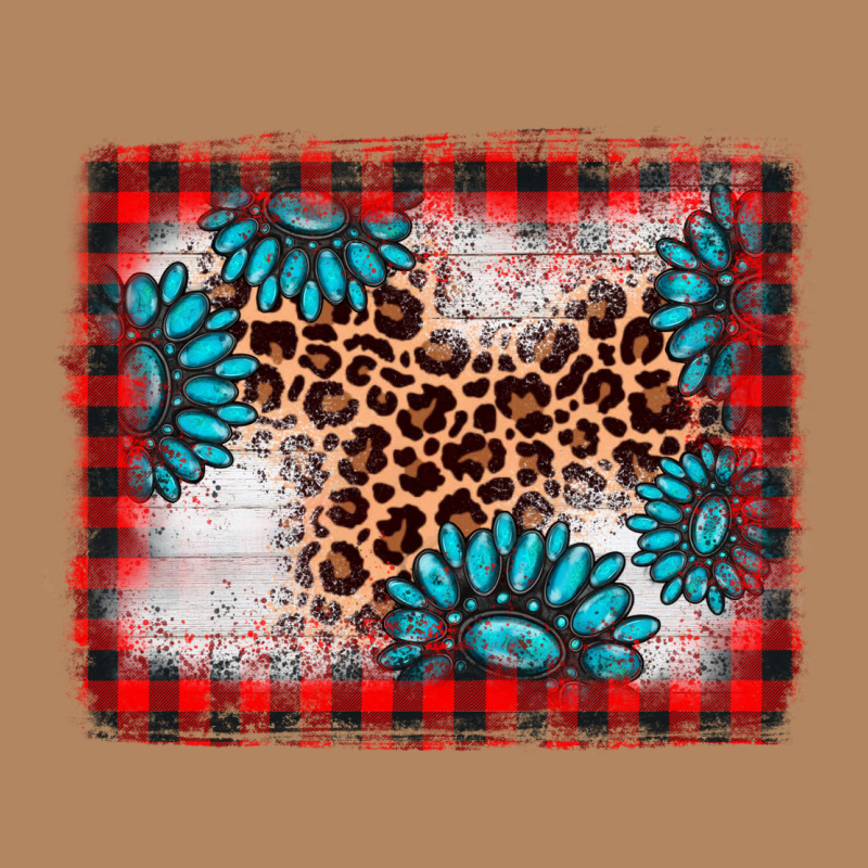 Christmas Gemstone Leopard Background Long Sleeve Tee by AdoDesignShop | Teevron