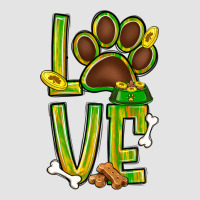 Tie Dye St. Patrick's Day Love Dog Paw Premium Sweatshirt | Teevron