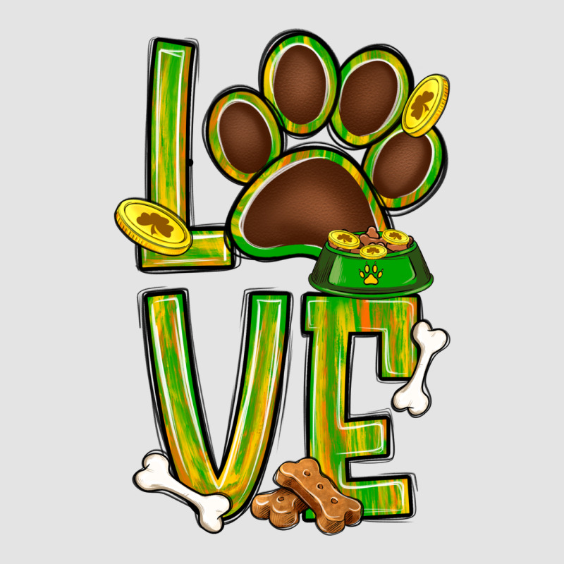 Tie Dye St. Patrick's Day Love Dog Paw Premium Sweatshirt by BundleAndBundleShop | Teevron
