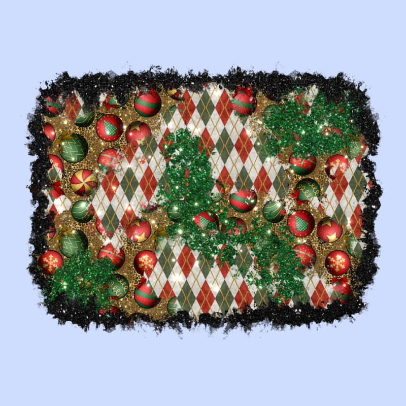 Christmas Ornament And Diamond Plaid  Background Urban Heavy Tee by BundleAndBundleShop | Teevron