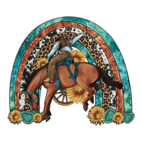 bucking bronco rodeo rainbow | Teevron