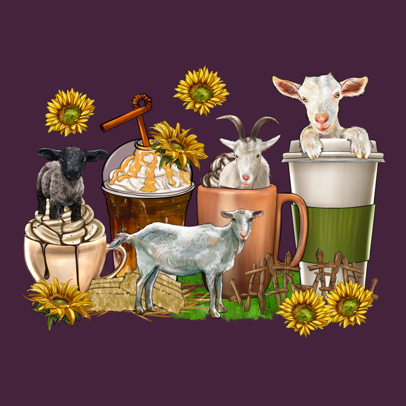 Coffee Cups Goats Premium Tee by texasbilliewilder | Teevron