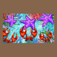 Crab And Starfish  Cup Premium Tee | Teevron
