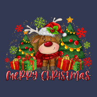 Merry Christmas Reindeer Heavyweight Hoodie | Teevron