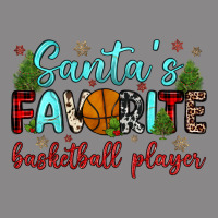 Santa S Favorite Basketball Player Vintage Tee | Teevron
