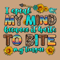 I Speak My Mind Because It Hurts To Bite My Tongue Vintage Tee | Teevron