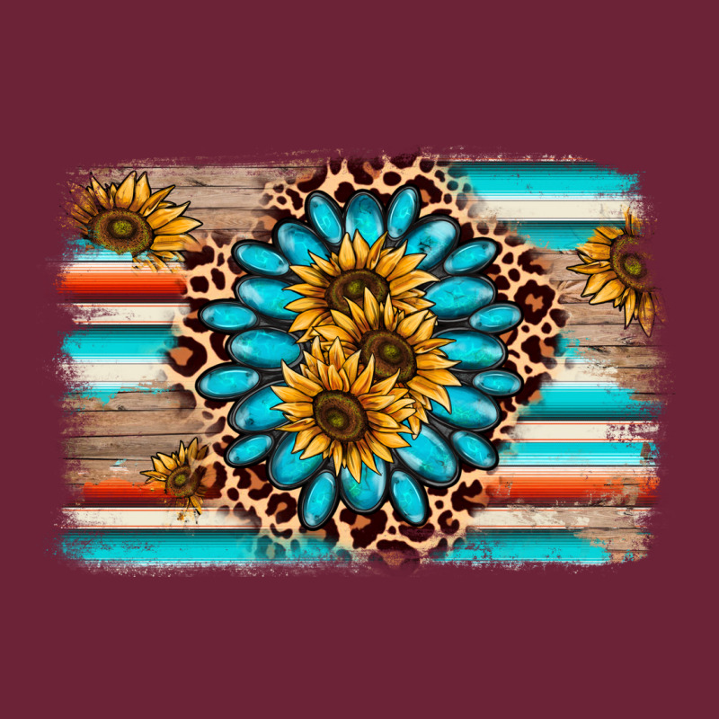 Gemstone Sunflower Background Long Sleeve Tee by AdoDesignShop | Teevron