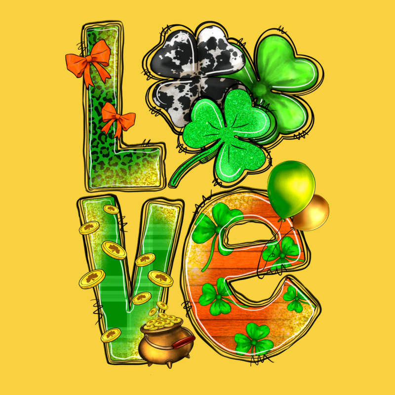 St.patrick Love With Clover Premium Sweatshirt by BundleAndBundleShop | Teevron