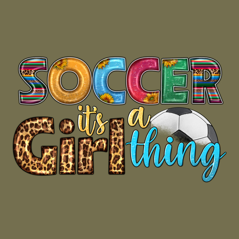 Soccer It's A Girl Thing Vintage Hoodie by HRA Design Shop | Teevron