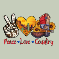 Peace Love Country American Texas Flag Boots Ladies Tee | Teevron