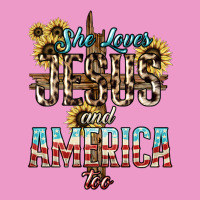 She Loves Jesus And America Too Sunflower Urban Hoodie | Teevron