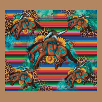 Bucking Bronco Serape Turquoise Long Sleeve Tee | Teevron