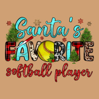 Santa S Favorite Softball Player Vintage Tee | Teevron