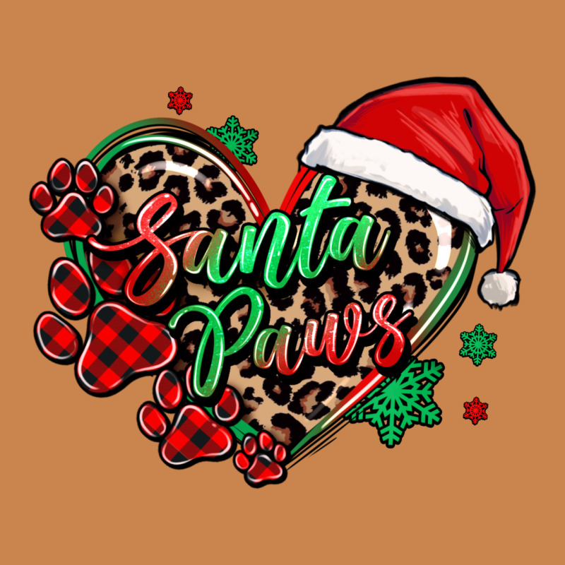 Santa Paws Christmas Heart Heavyweight Hoodie by MaliasSmallBusiness | Teevron