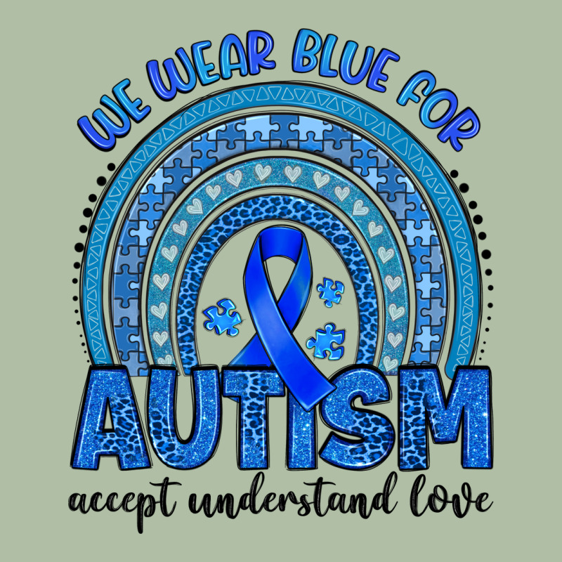We Wear Blue For Autism Accept Understand Love Urban Heavy Tee by Artiststas | Teevron