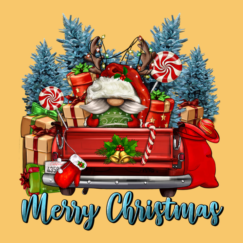 Merry Christmas Gnomes Truck Vintage Hoodie by FaDigitalArtStudio | Teevron