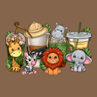 Cute Baby Safari Animals Coffee Cups Premium Tee | Teevron