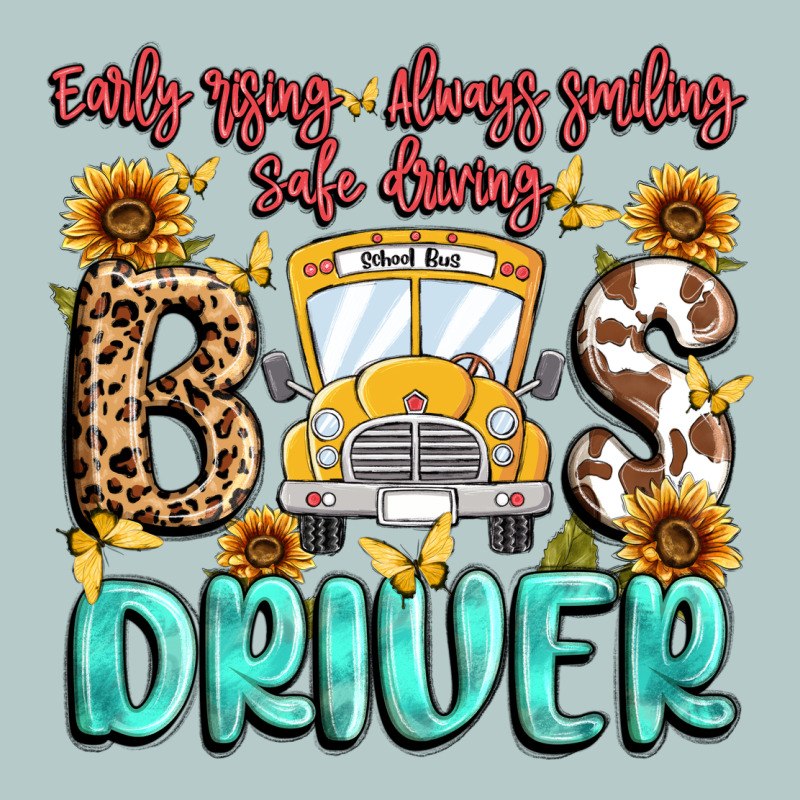 Early Rising Always Smiling Safe Driving Bus Drive Heavy Core Tee by MaliasSmallBusiness | Teevron