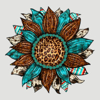 Gemstone Cowhide Leopard Turquoise Sunflower Classic Tee | Teevron