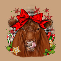 Christmas Red Angus Vintage Tee | Teevron
