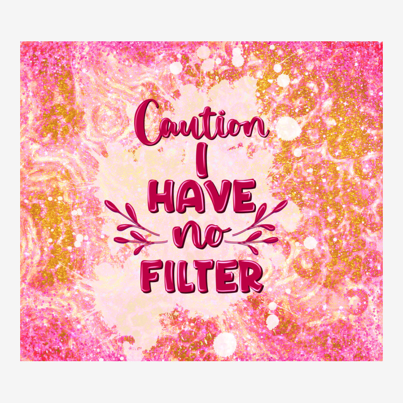 Caution I Have No Filter Urban Hoodie by TumblerDesignByShophia | Teevron