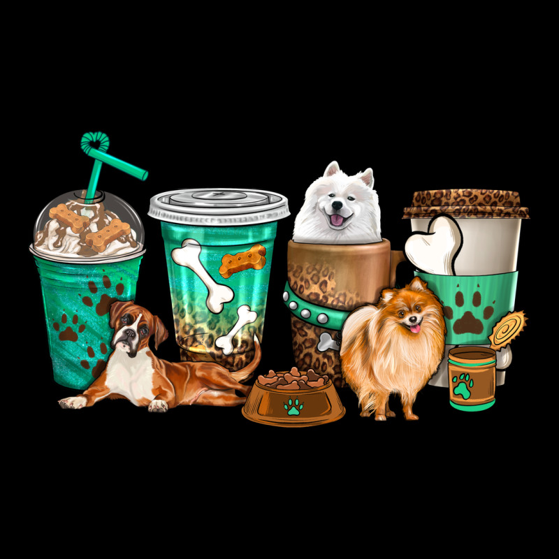 Dog Coffee Cups Premium Tee by texasbilliewilder | Teevron