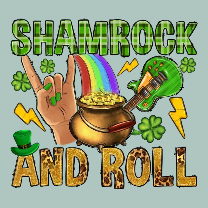 Shamrock And Roll Premium Sweatshirt by BundleAndBundleShop | Teevron