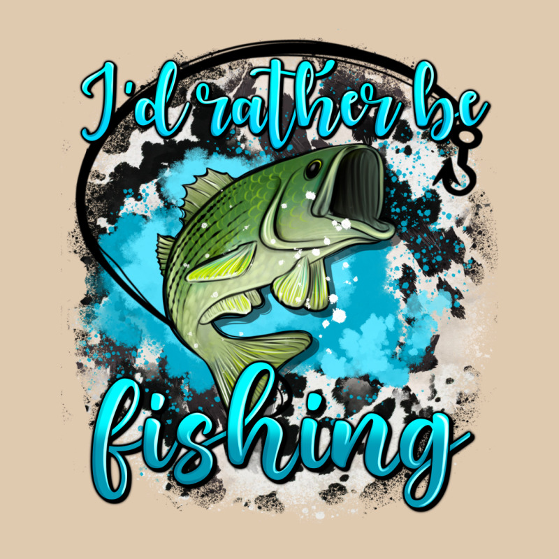 I D Rather Be Fishing Heavyweight Sweatshirt by AdoDesignShop | Teevron