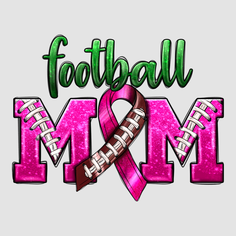 Football Mom Breast Cancer Premium Sweatshirt by BundleAndBundleShop | Teevron