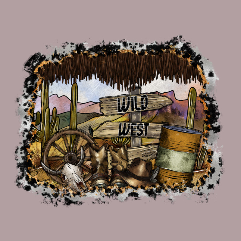 Wild West Vintage Hoodie by SublimationCraftShop | Teevron