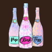 Pop Clink Fizz Champagne Bubbly Heavy Core Tee | Teevron
